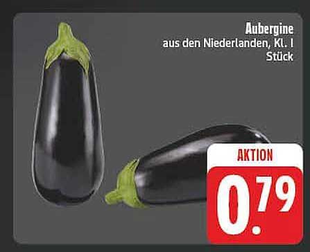 Aubergine aus den Niederlanden, Kl. I Stück