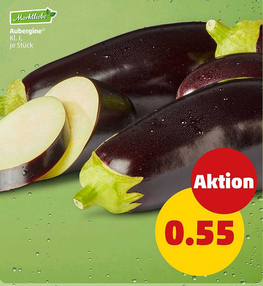 Aubergine* Kl. I, je Stück