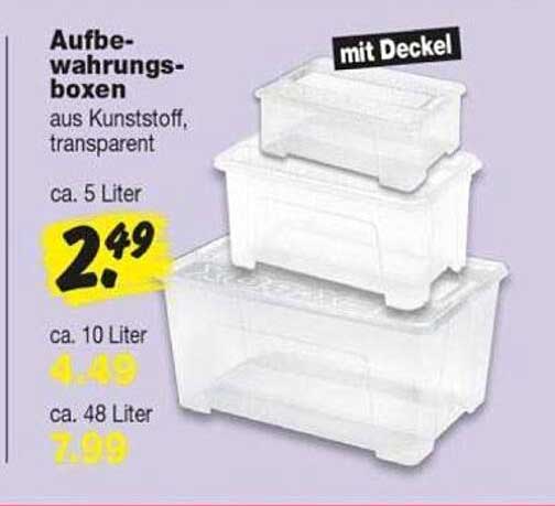 Aufbewahrungsboxen mit Deckel