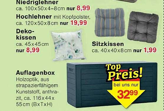 Auflagenbox