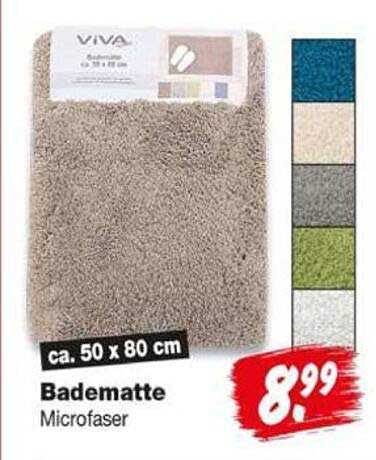 Badematte Mikrofaser