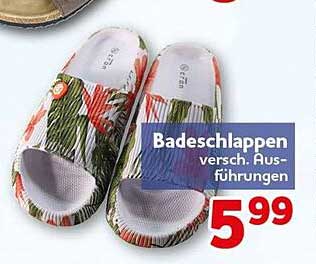 Badeschlapfen versch. Ausführungen