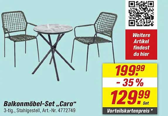Balkonmöbel-Set „Carot“