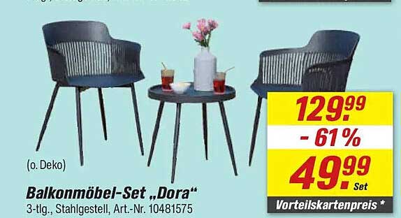 Balkonmöbel-Set „Dora“