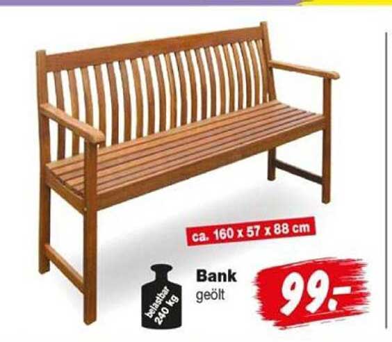 Bank geölt