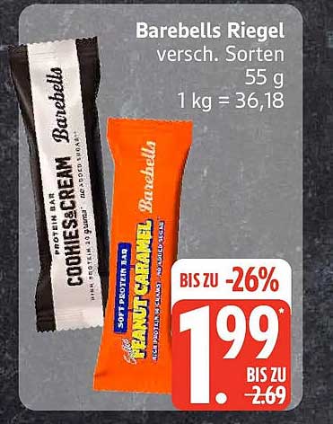 Barebells Riegel versch. Sorten