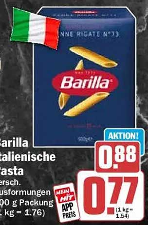 Barilla italienische Pasta