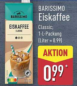 BARISSIMO Eiskaffee Classic; 1-L-Packung (Liter = 0,99)