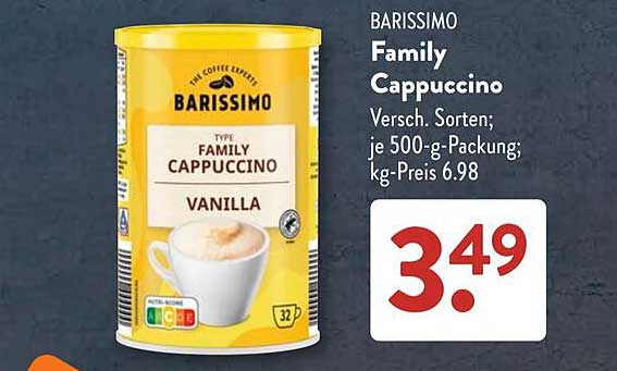 BARISSIMO Family Cappuccino