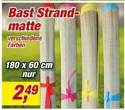 Bast Strandmatte