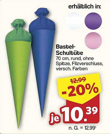 Bastel-Schultüte