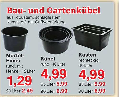 Bau- und Gartenkübel
