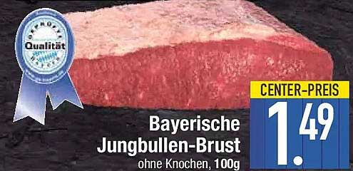 Bayerische Jungbullen-Brust ohne Knochen, 100g