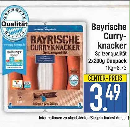 Bayrische Curry-knacker