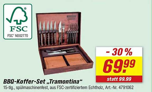 BBQ-Koffer-Set „Tramontina“