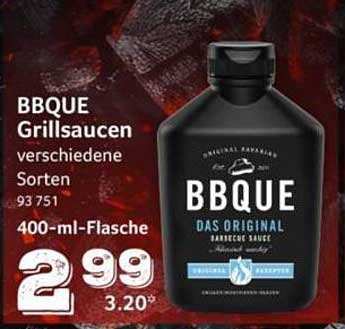 BBQUE Grillsaucen verschiedene Sorten 93 751 400-ml-Flasche