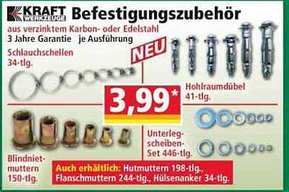 Befestigungszubehör