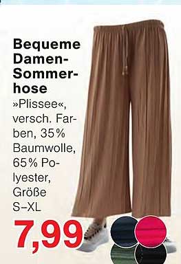 Bequeme Damen-Sommerhose
