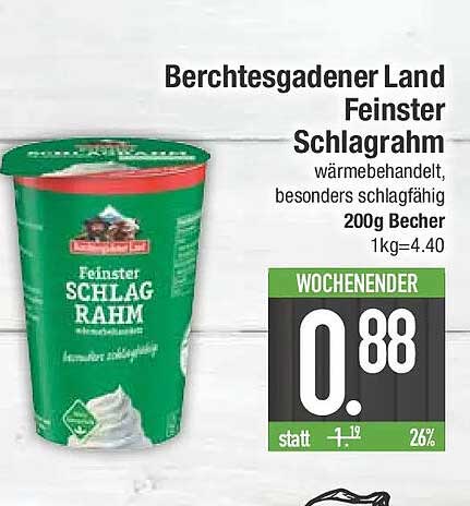 Berchtesgadener Land Feinster Schlagrahm
