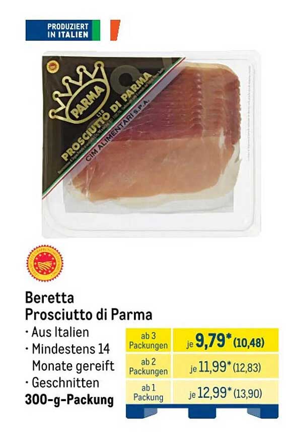 Beretta Prosciutto di Parma
