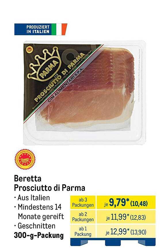 Beretta Prosciutto di Parma