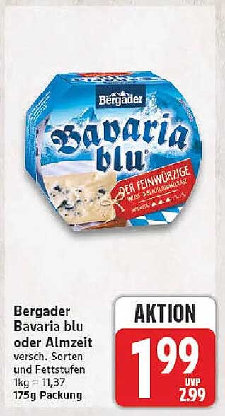 Bergader Bavaria blu oder Almzeit