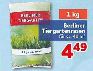 Berliner Tiergartenrasen für ca. 40 m²