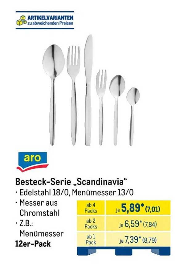 Besteck-Serie „Scandinavia“