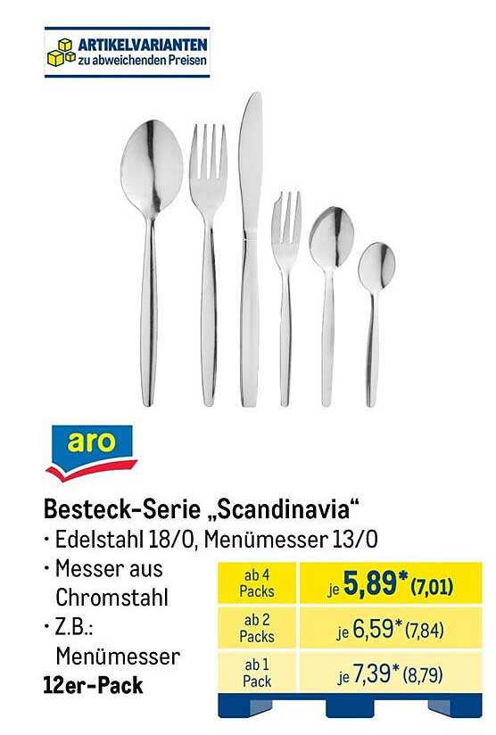 Besteck-Serie „Scandinavia“