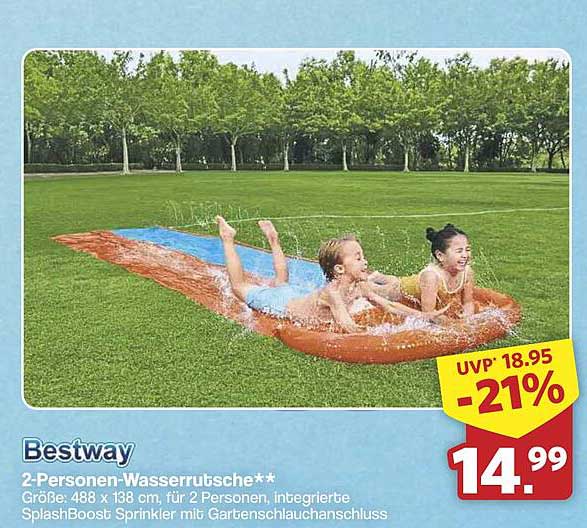 Bestway 2-Personen-Wasserrutsche++