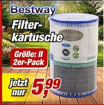 Bestway Filter-kartusche Größe: II 2er-Pack