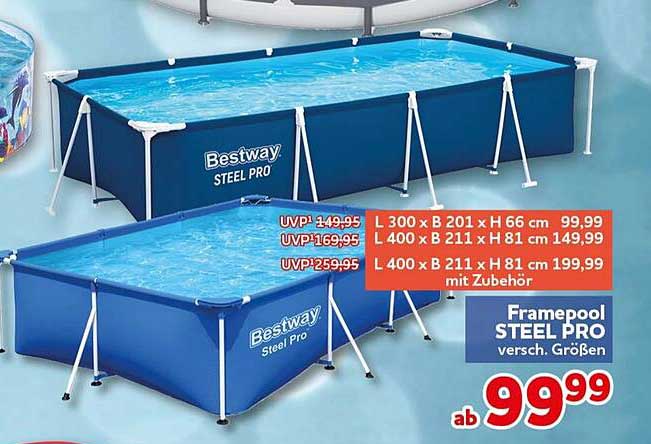 Bestway Steel Pro Framepool, verschied. Größen