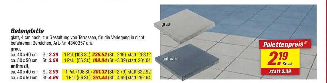 Betonplatte