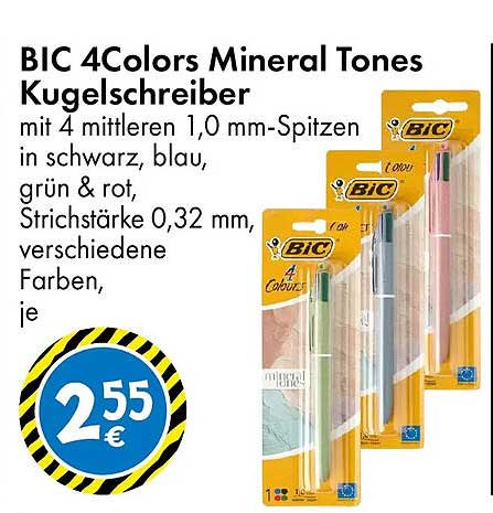 BIC 4Colors Mineral Tones Kugelschreiber