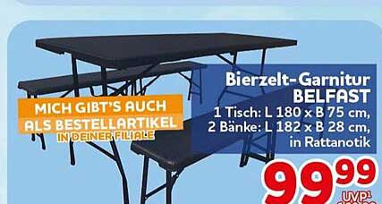 Bierzelt-Garnitur BELFAST
