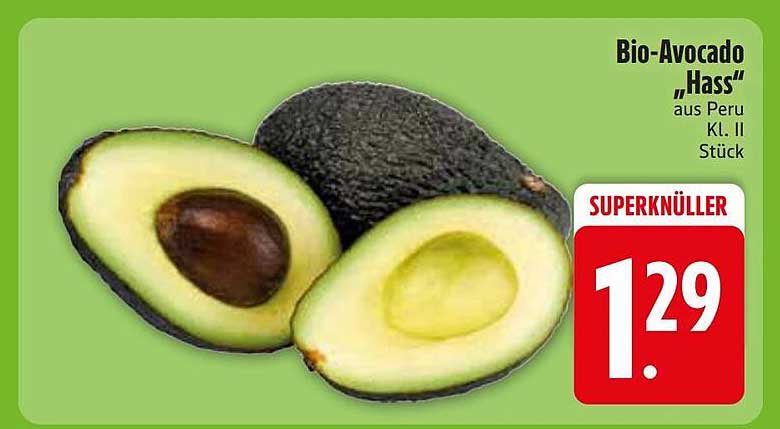 Bio-Avocado „Hass“ aus Peru Kl. II Stück