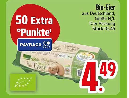 Bio-Eier aus Deutschland, Größe M/L, 10er Packung