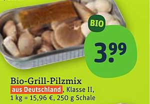 Bio-Grill-Pilzmix
