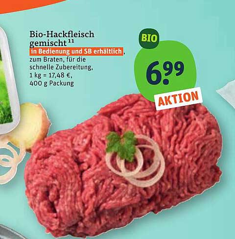 Bio-Hackfleisch gemischt