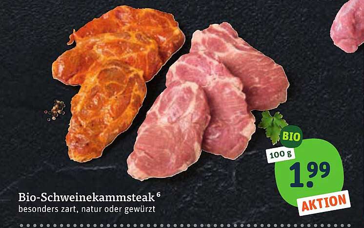 Bio-Schweinekammsteak