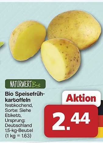 Bio Speisefrühkartoffeln