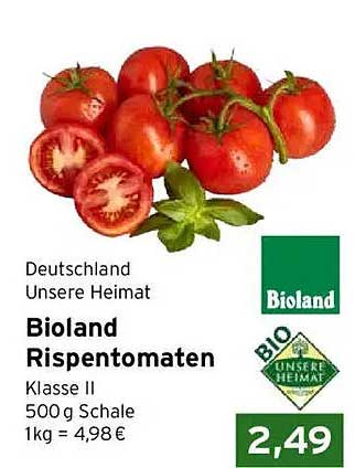Bioland Rispentomaten