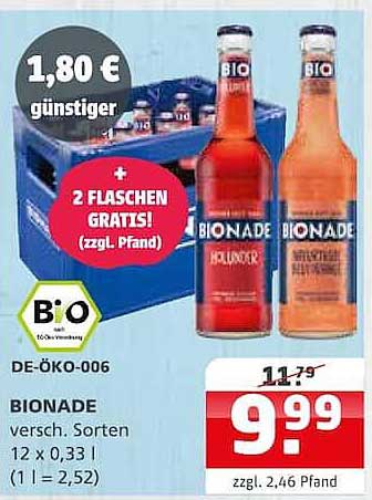 BIONADE versch. Sorten 12 x 0,33 l