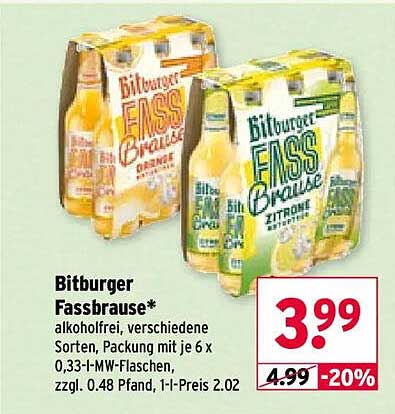 Bitburger Fassbrause*