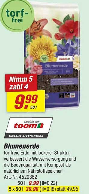 Blumenerde