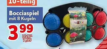 Bocciaspiel mit 8 Kugeln