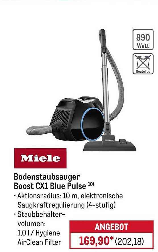 Bodenstaubsauger Boost CX1 Blue Pulse 10)