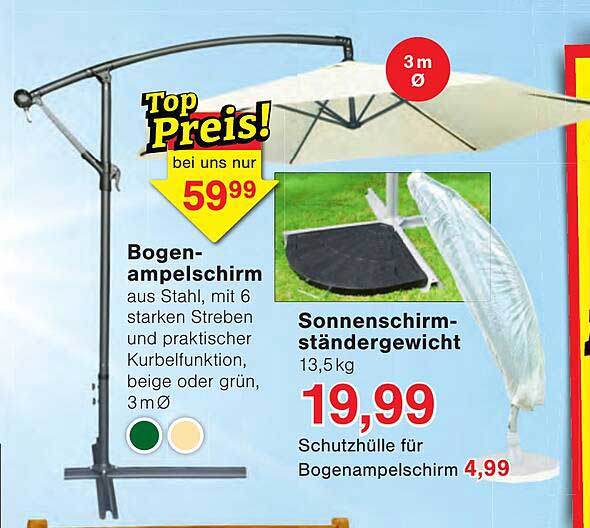 Bogen-ampelschirm