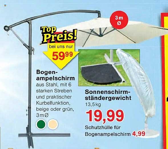 Bogen-ampelschirm