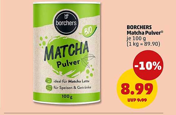 BORCHERS Matcha Pulver* 100 g